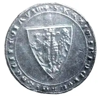 Het zegel van hertog Casimir III van Gniewkowo.