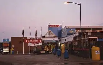 Toegangsgebouw in 1996