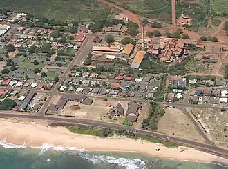 Kekaha vanuit de lucht.