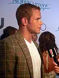 Kellan Lutz op het premièrefeest van 90210 op 23 augustus 2008