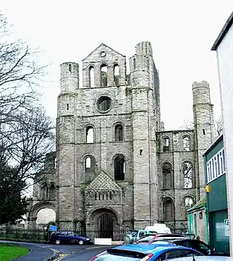 Kelso Abbey in de Scottish Borders