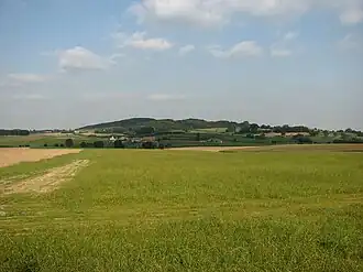 gezien vanuit het westen