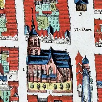 Detail van een kaart van Joan Blaeu (1652)