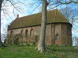 Zuidzijde van het kerkgebouw