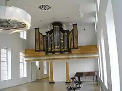 Kerkzaal met Strümphlerorgel