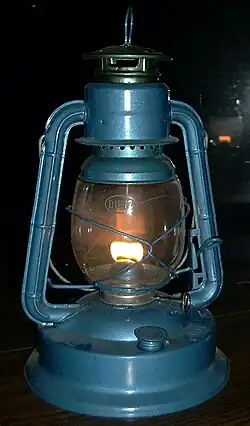 Draagbare petroleumlamp