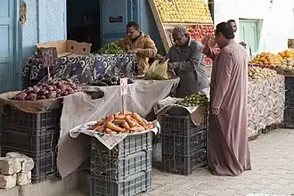 Plein in Kharga stad