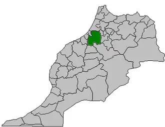 Kaart van Khémisset