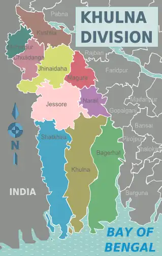 Districten in Khulna