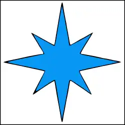 Vlag van de gemeente Kihnu