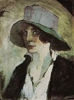 Portret van een vrouw, ca. 1910