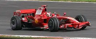 Kimi Räikkönen in zijn F2008