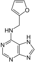 Structuurformule van kinetine