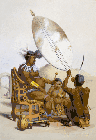 Afbeelding van Mpande uit 1849