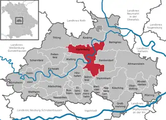 Kaart van Kipfenberg