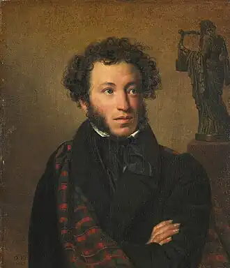 Aleksandr Poesjkin (1827)Orest Kiprenski, Tretjakovgalerij