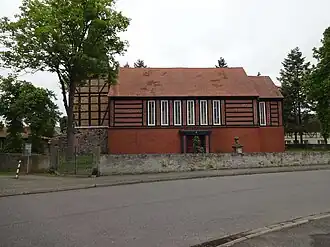 Evang.-lutherse kerk (ca. 1932) in Köckte