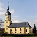 Dorpskerk te Reichstädt (ouderdom onbekend; in de 18e en 19e eeuw gerenoveerd)