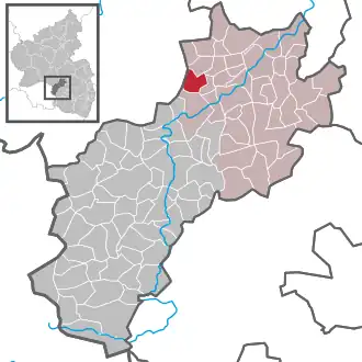 Kaart van Kirrweiler