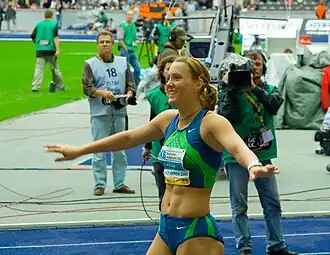 Kisten Bolm op de ISTAF in Berlijn, 2006.