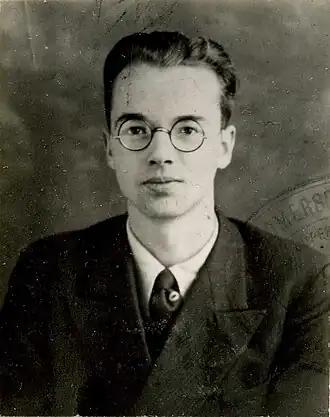 Klaus Fuchs, politieportret 1940