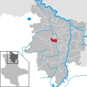 Kaart van Klein Schwechten