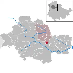 Kaart van Kleinwelsbach