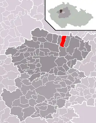 Kaart van Kmetiněves