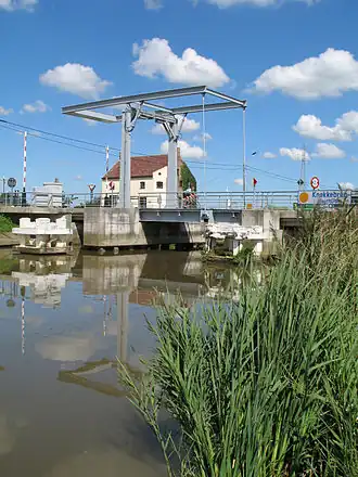 De IJzer bij de Knokkebrug in Merkem (Houthulst)