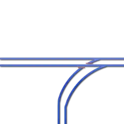 Onvolledig knooppunt (splitsing, type 2)