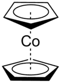 Structuurformule van kobaltoceen