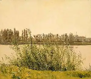 Gezicht op DosseringenChristen Købke, ±1837