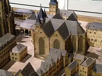 Maria ad Graduskerk (model van de kerk in het Keulse stadmuseum)