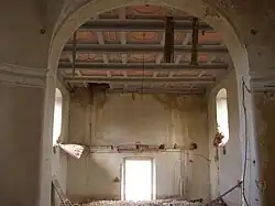 Kapelinterieur vóór de renovatie (2008)