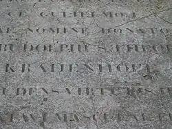 Deel opschrift grafsteen