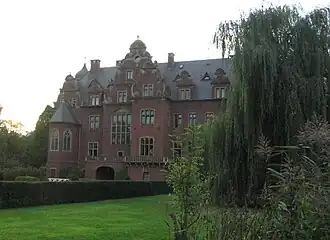 Kasteel Krieckenbeck, parkzijde