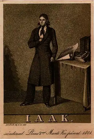 Geboren op 2 maart 1801 (volgens de juliaanse kalender) in Riga