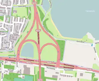 Kruispunt tussen de N270 en de N279