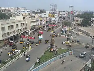 Hoofdweg Bellary Rd in Kurnool