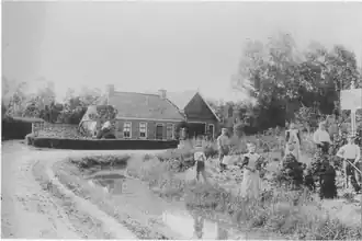 Personeel van kwekerij Morgenster begin 20e eeuw