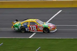Kyle Busch op de Charlotte Motor Speedway in 2009.
