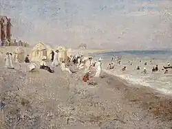 Léon Printemps: Plage d'Onival