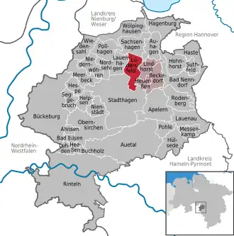 Kaart van Lüdersfeld