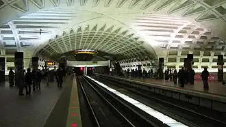 L'Enfant Plaza station, het bovenste van de twee niveaus