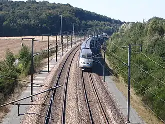 LGV Atlantique bij Longvilliers