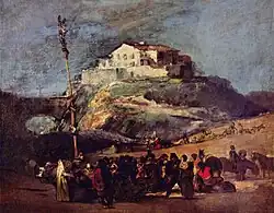 El árbol de mayo, Francisco de Goya, 1816-18