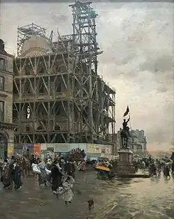Giuseppe De Nittis, La Place des Pyramides, Paris, 1875
