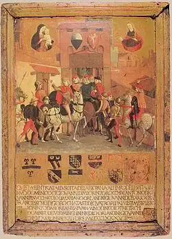 De terugkeer van de  Noveschi in Siena.