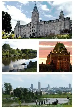 Een collage van Québec