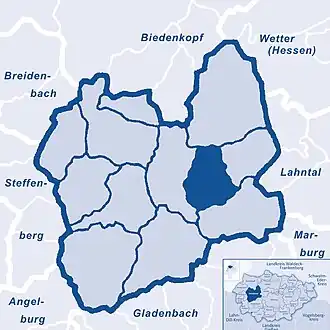 Locatie in de gemeente Dautphetal